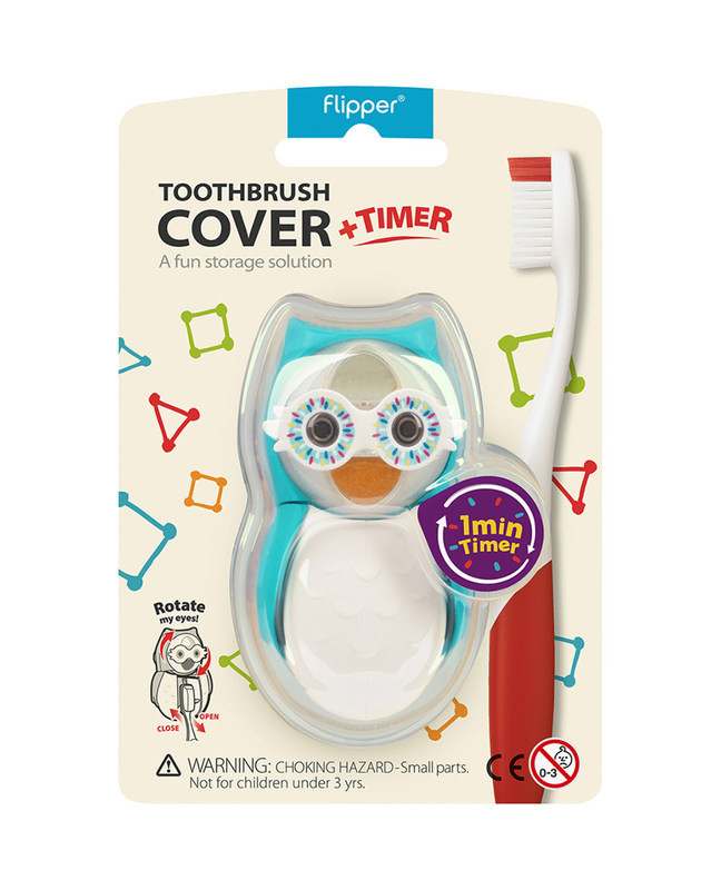 Buy Flipper Owl Smarty Toothbrush Holder With Timer - Blue online | Boots  Kuwait